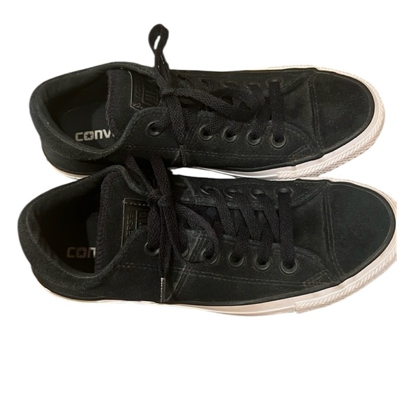 Converse Black Suede Sneakers - Picture 1 of 4